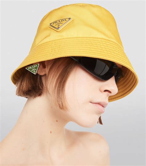 designer bucket hat prada|prada bucket hat on sale.